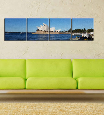 Fotoobraz na plátně 4-dílný 160x40cm