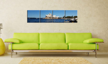 Fotoobraz na plátně 4-dílný 160x40cm